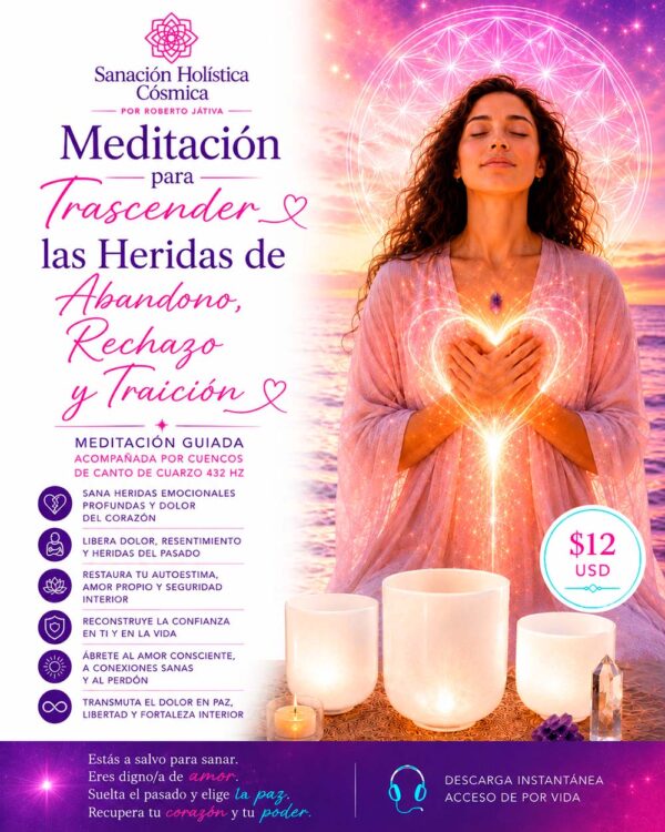 Meditación para Trascender las Heridas de Abandono, Rechazo y Traición corregida Meditación para Trascender las Heridas de Abandono, Rechazo y Traición