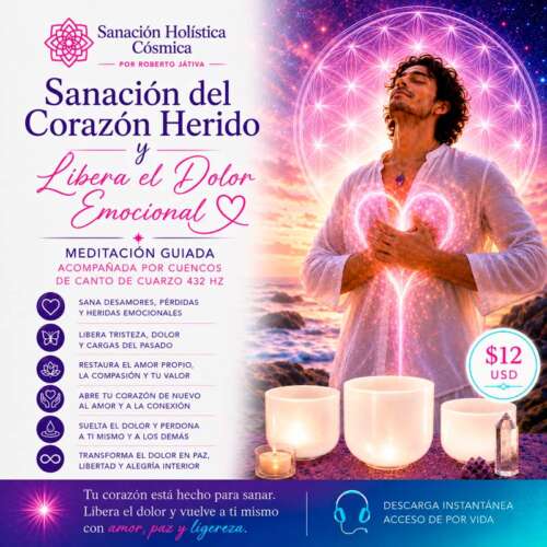 Sanacion-del-corazon-herido-y-Libera-el-Dolor-Emocional Meditación para Sanar el Corazón Herido y Liberar el Dolor Emocional