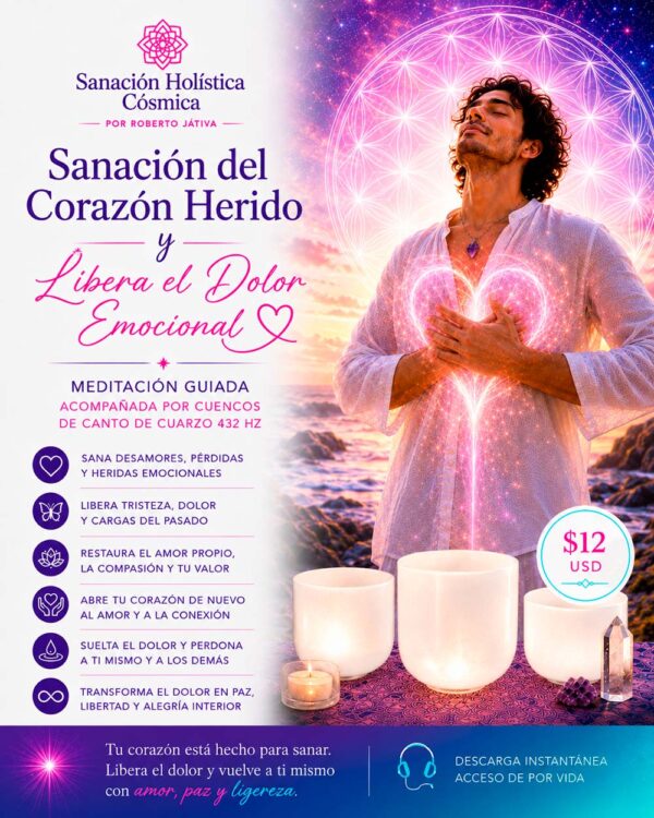 Sanacion del corazon herido y Libera el Dolor Emocional corregida Meditación para Sanar el Corazón Herido y Liberar el Dolor Emocional